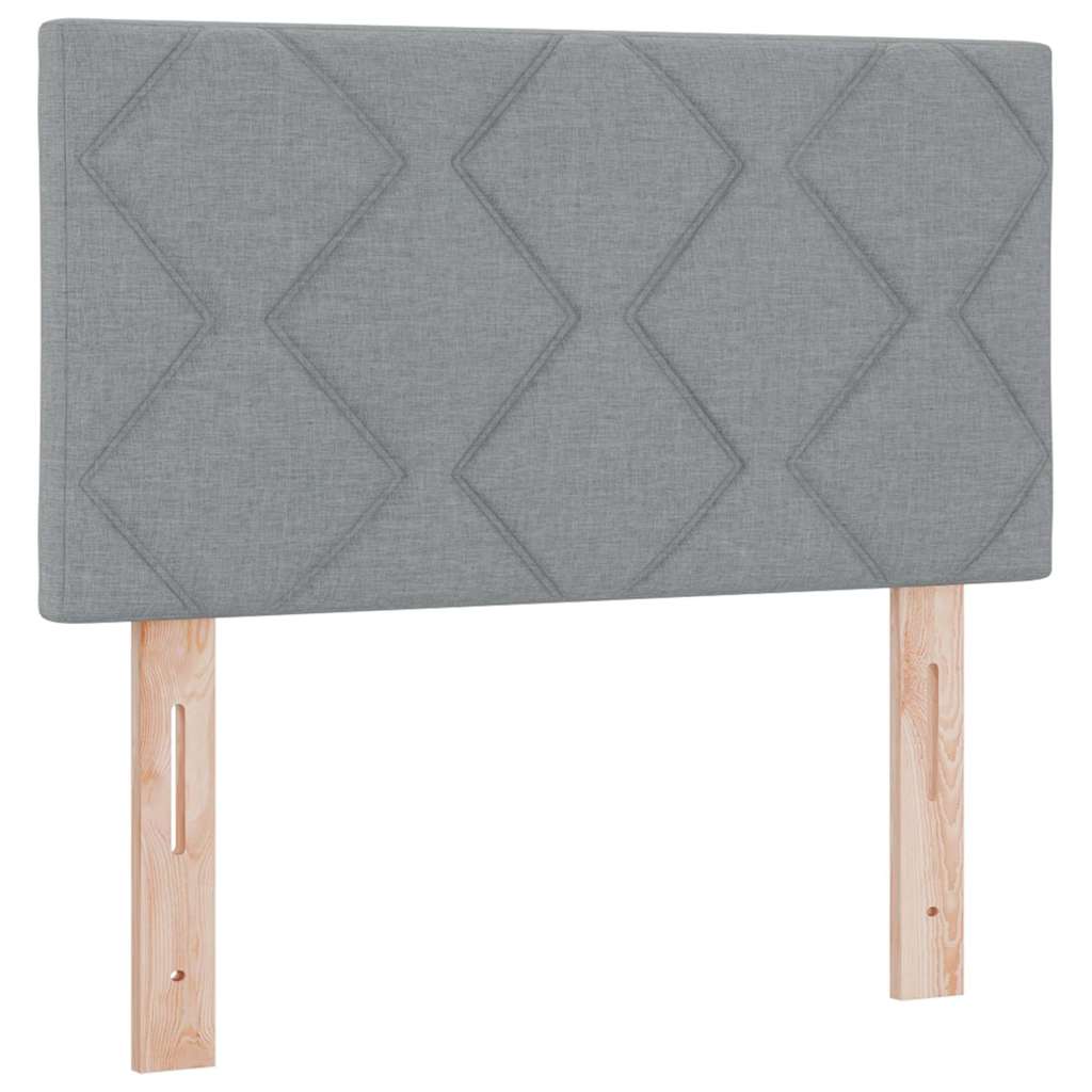 Kopfteil Hellgrau 80 cm Stoff