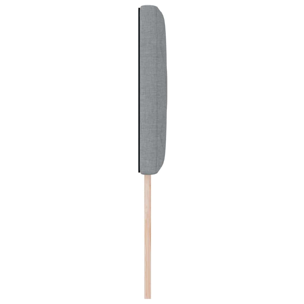 Kopfteil Hellgrau 80 cm Stoff