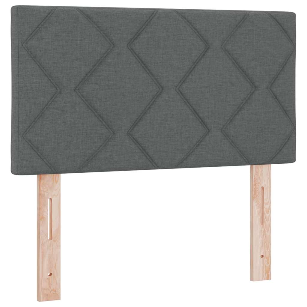 Kopfteil Dunkelgrau 80 cm Stoff
