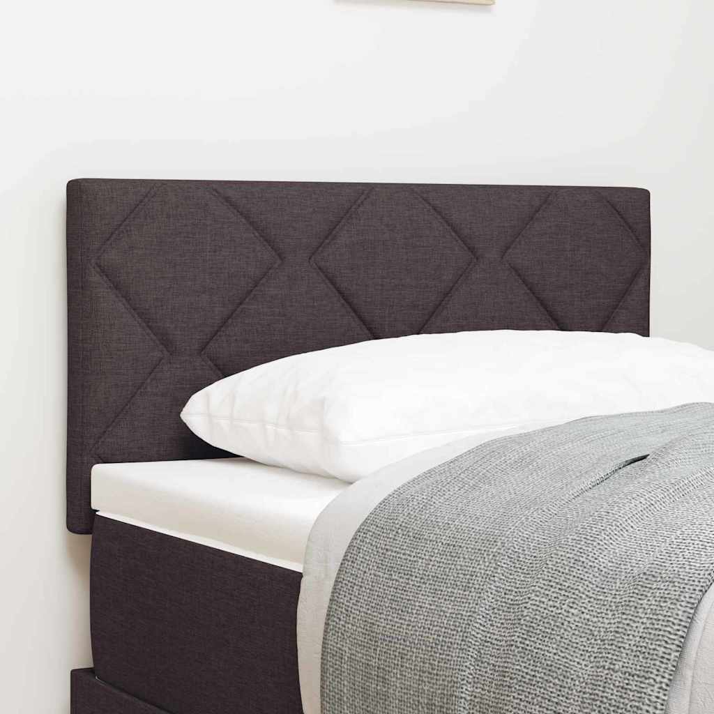 Kopfteil Dunkelbraun 80 cm Stoff