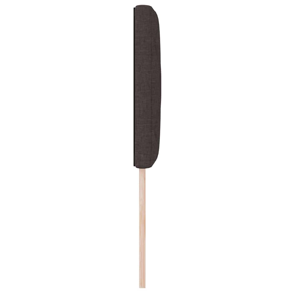 Kopfteil Dunkelbraun 80 cm Stoff
