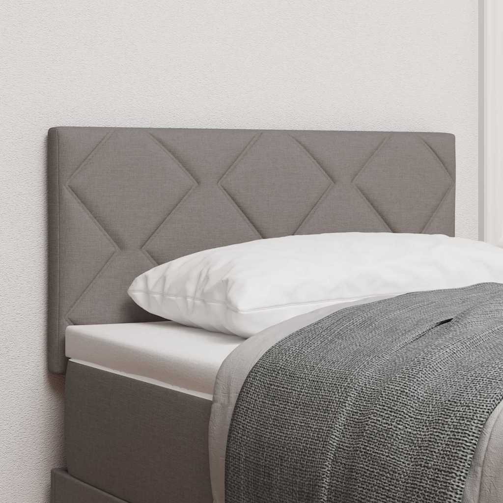 Kopfteil Taupe 80 cm Stoff