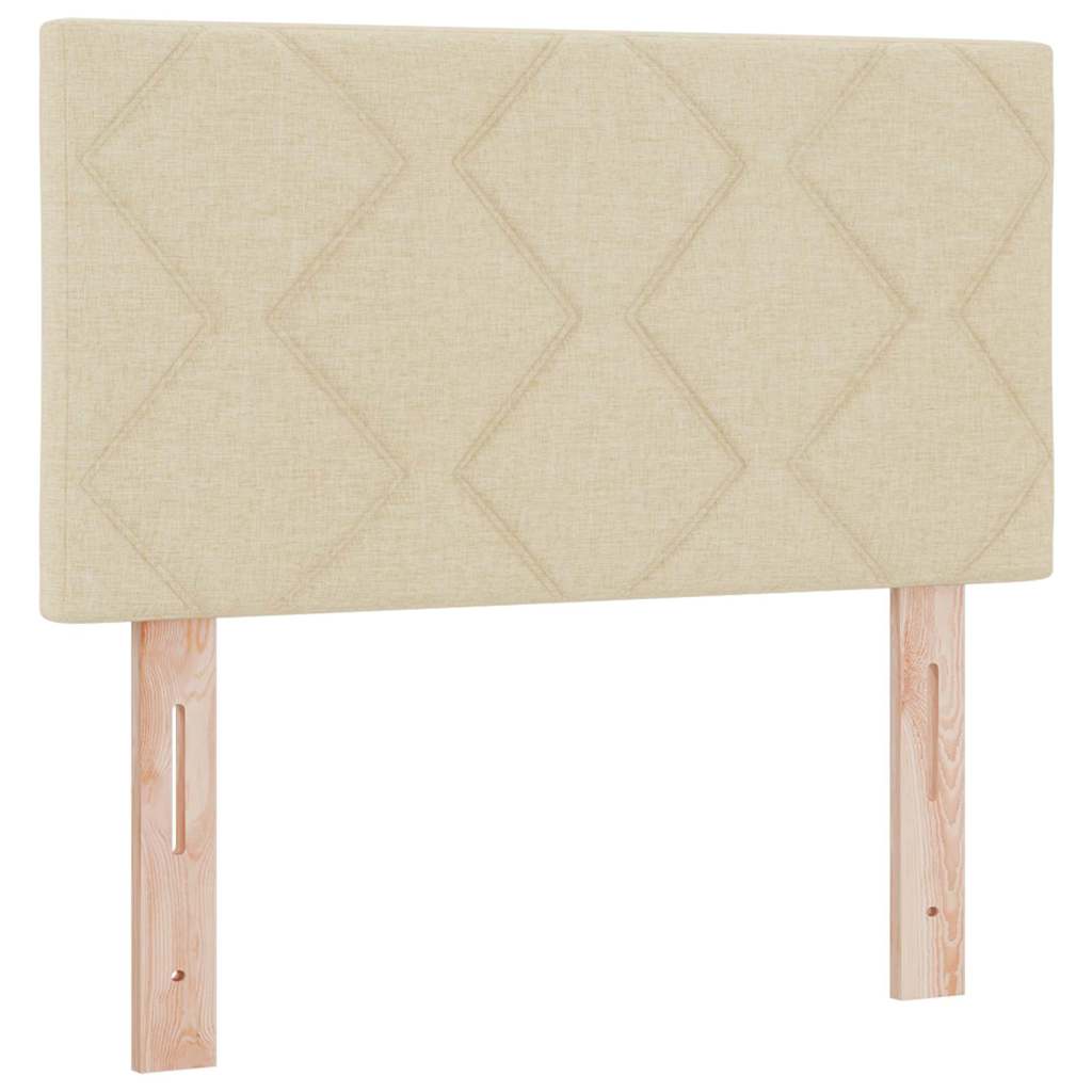 Kopfteil Creme 80 cm Stoff