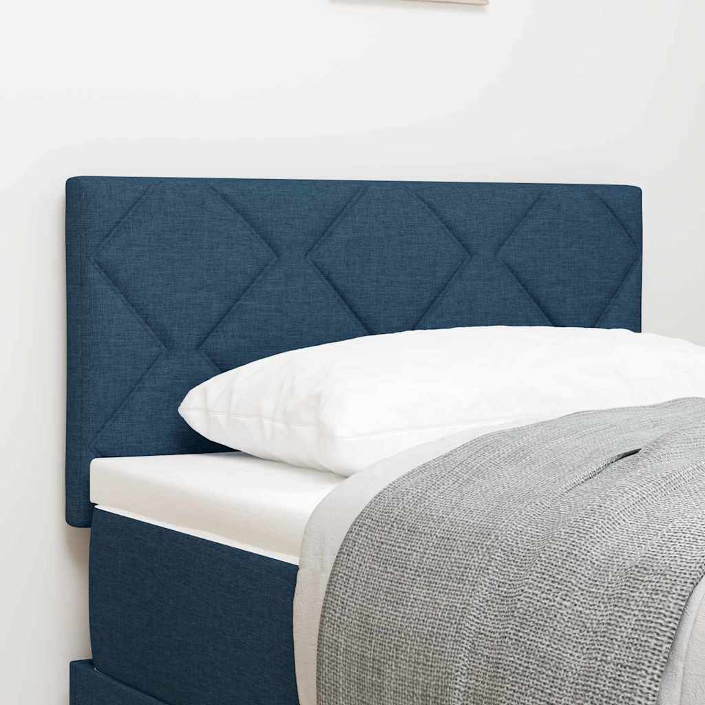 Kopfteil Blau 80 cm Stoff