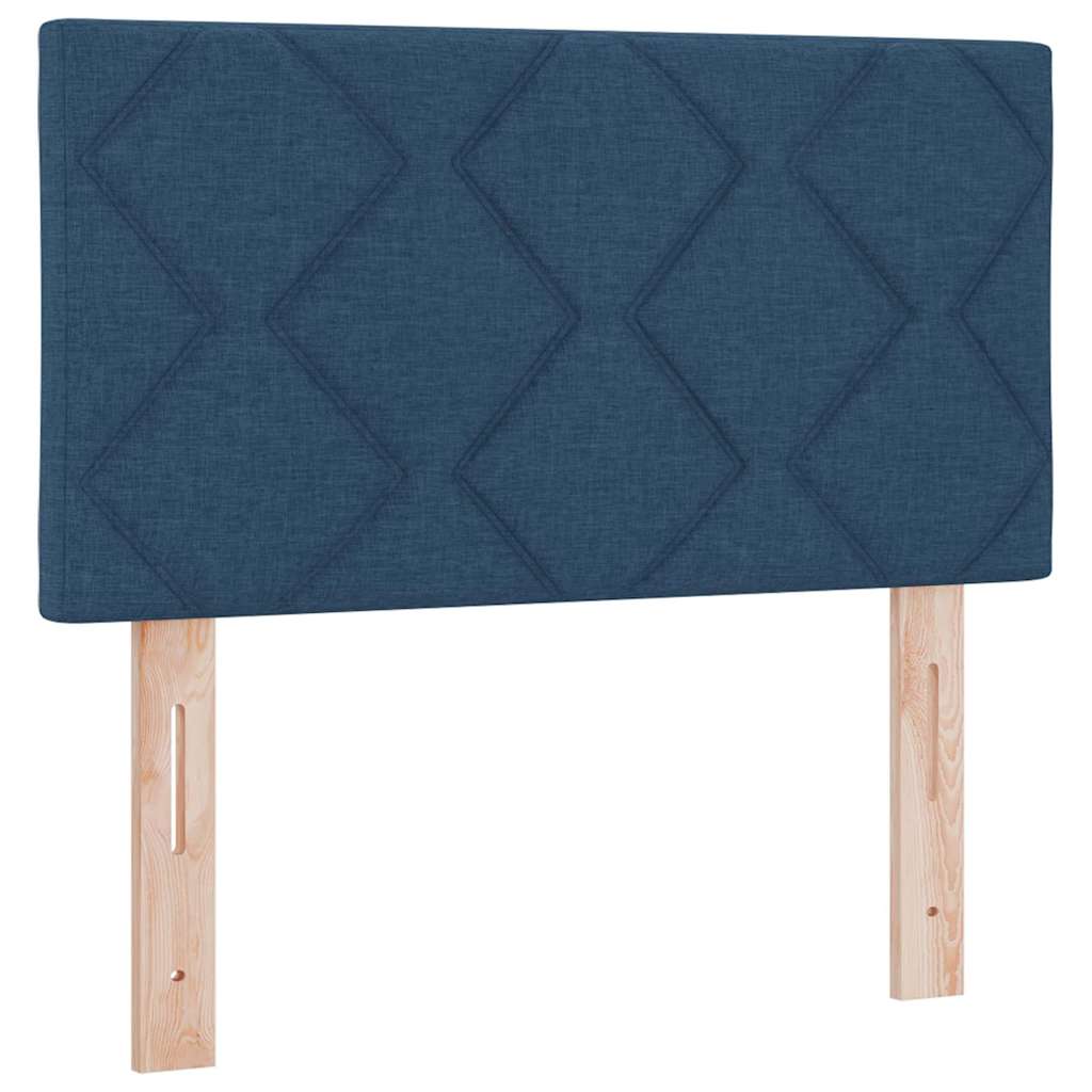 Kopfteil Blau 80 cm Stoff