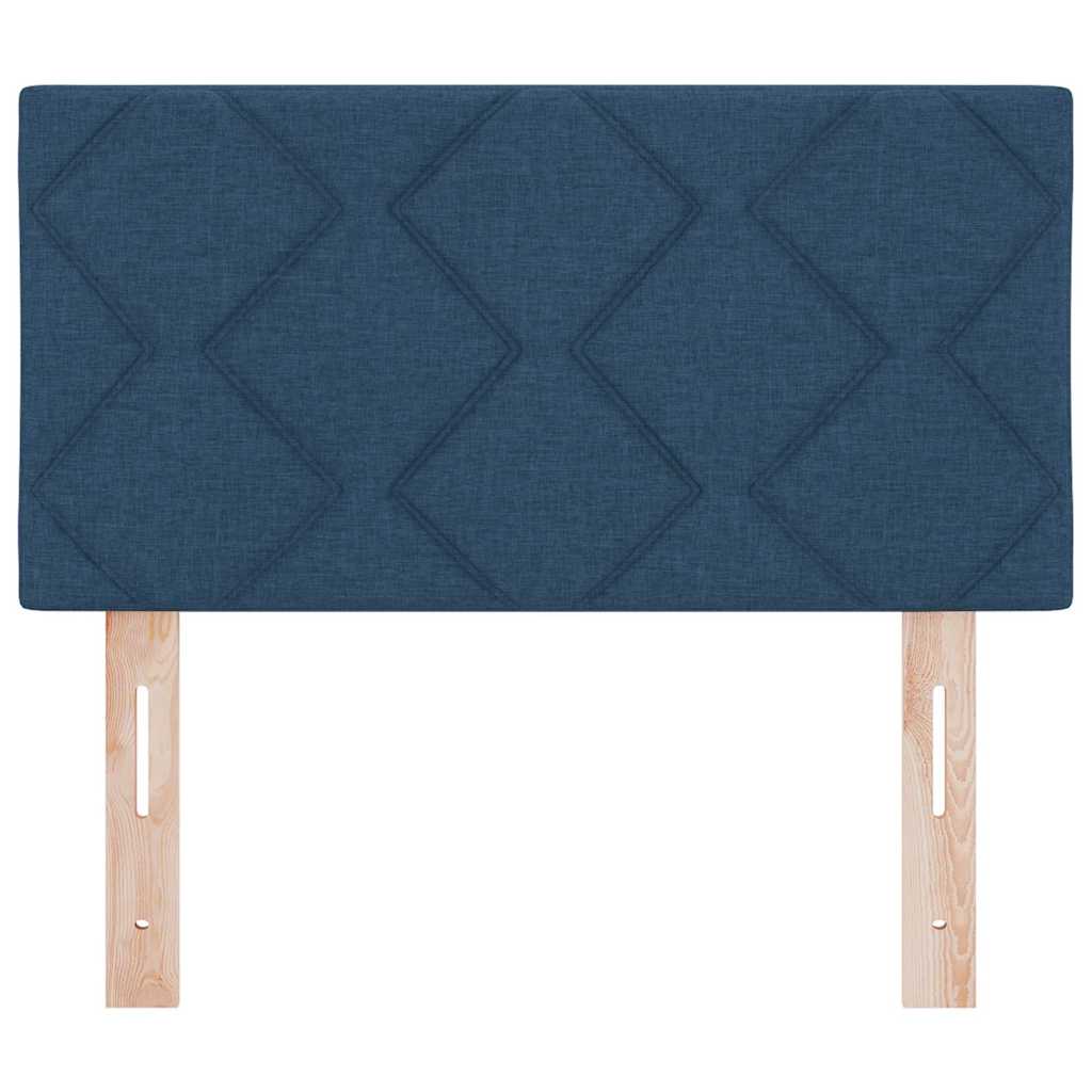 Kopfteil Blau 80 cm Stoff
