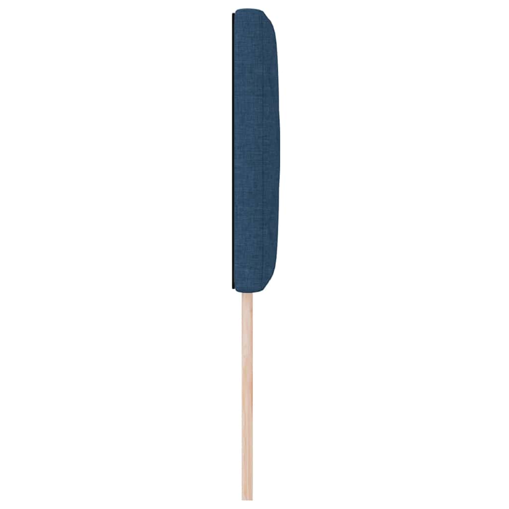 Kopfteil Blau 80 cm Stoff