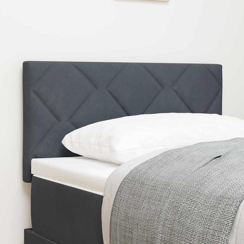 Kopfteil Dunkelgrau 80 cm Samt