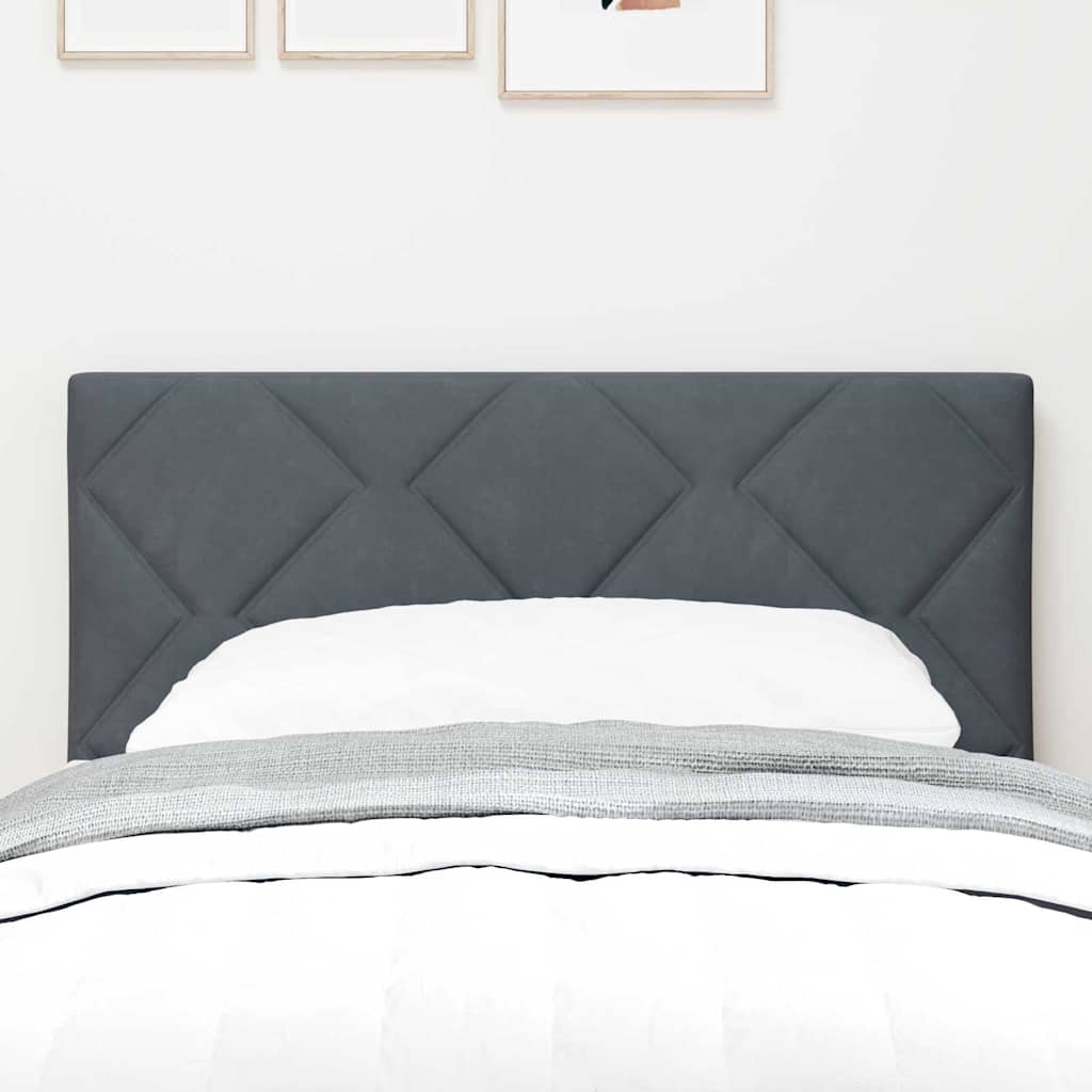 Kopfteil Dunkelgrau 80 cm Samt