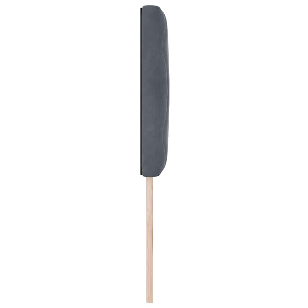 Kopfteil Dunkelgrau 80 cm Samt