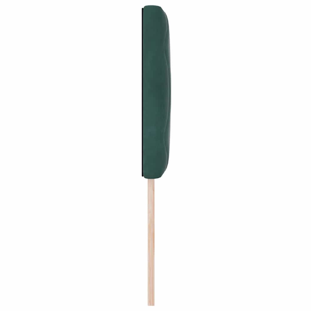 Kopfteil Dunkelgrün 80 cm Samt
