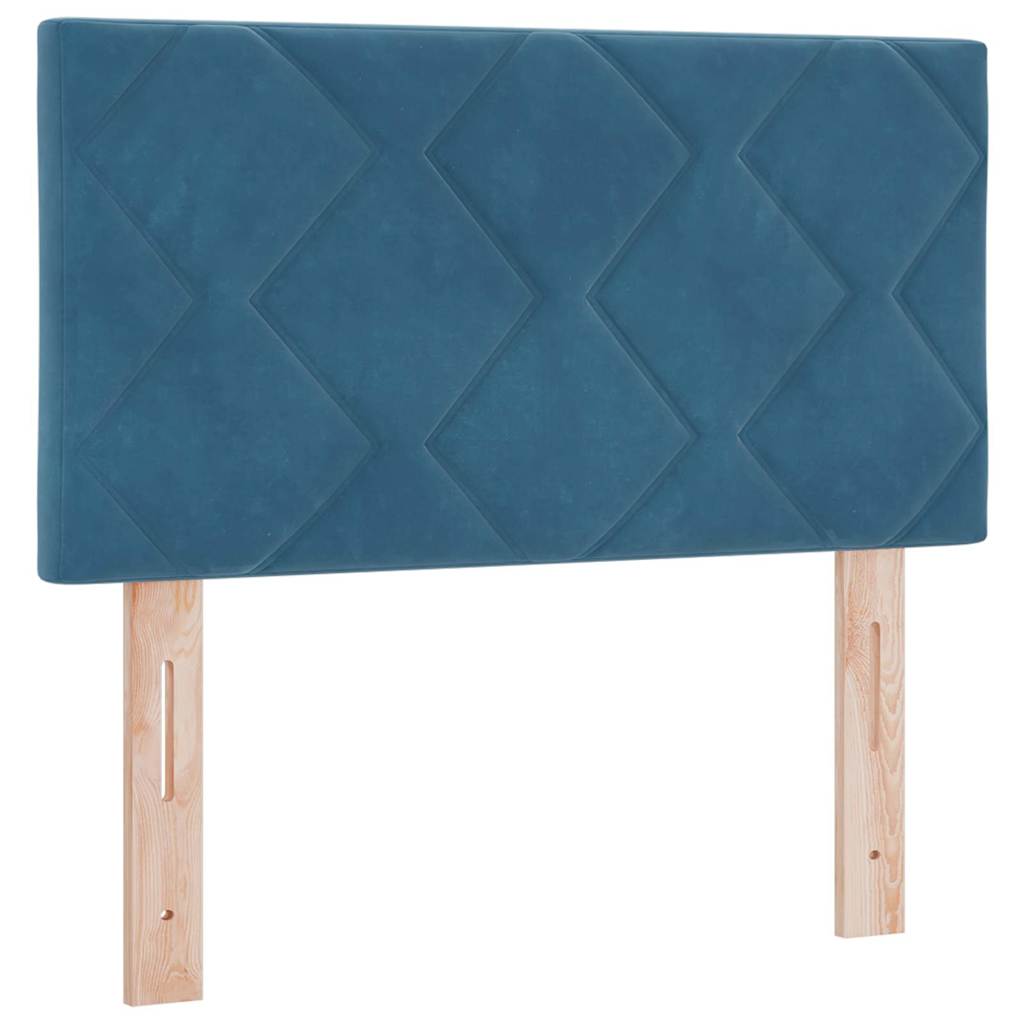 Kopfteil Dunkelblau 80 cm Samt