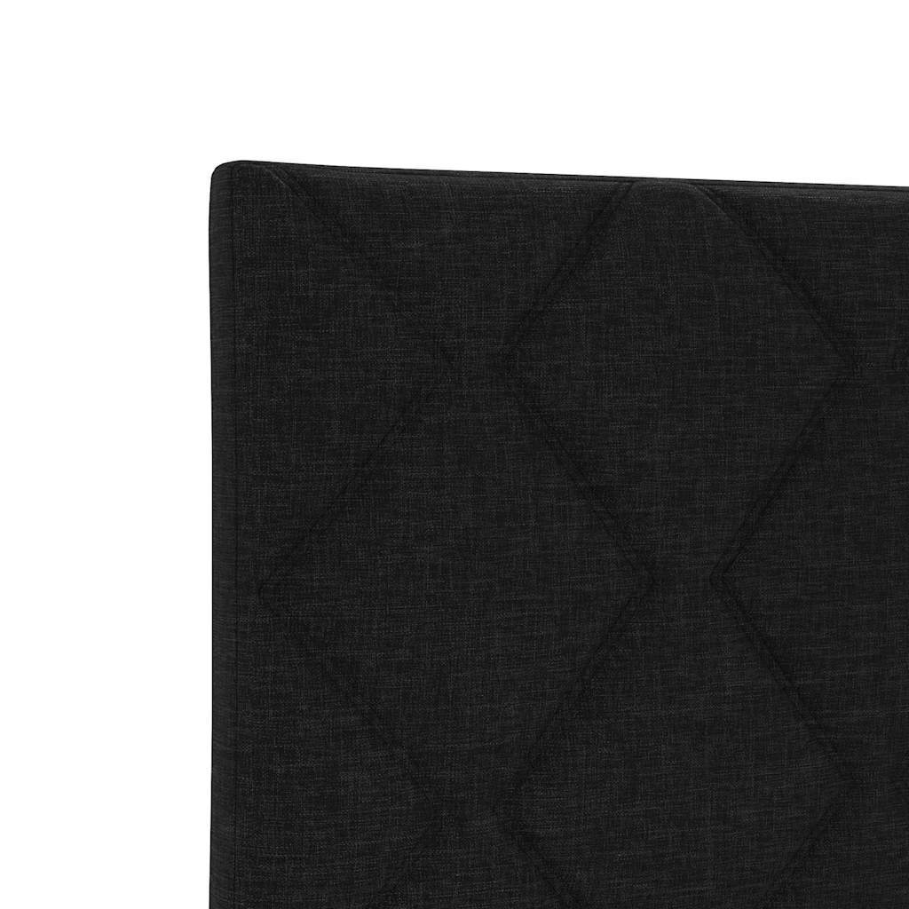 Kopfteil Schwarz 90 cm Stoff