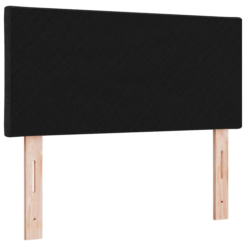 Kopfteil Schwarz 90 cm Stoff