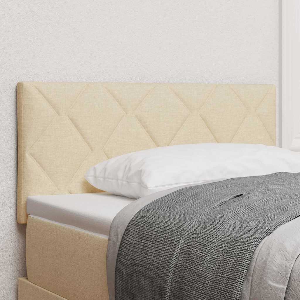 Kopfteil Creme 90 cm Stoff