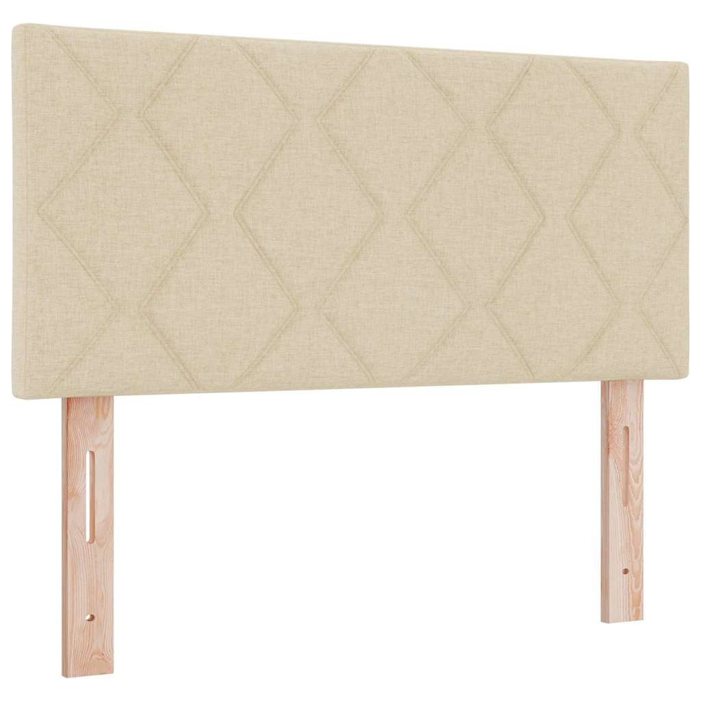 Kopfteil Creme 90 cm Stoff