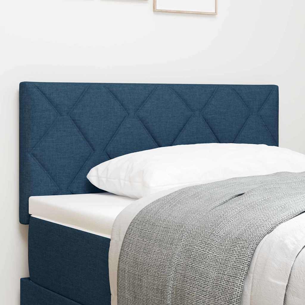 Kopfteil Blau 90 cm Stoff