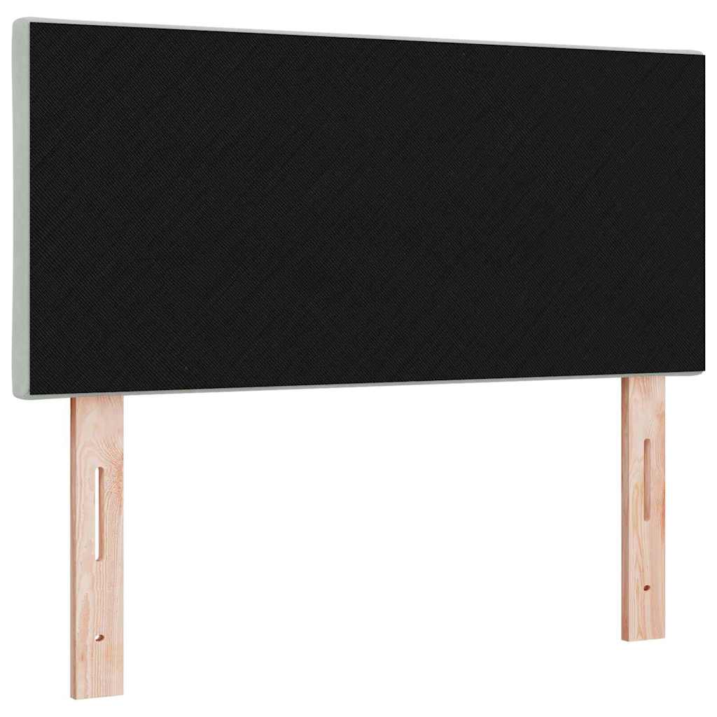Kopfteil Hellgrau 90 cm Samt