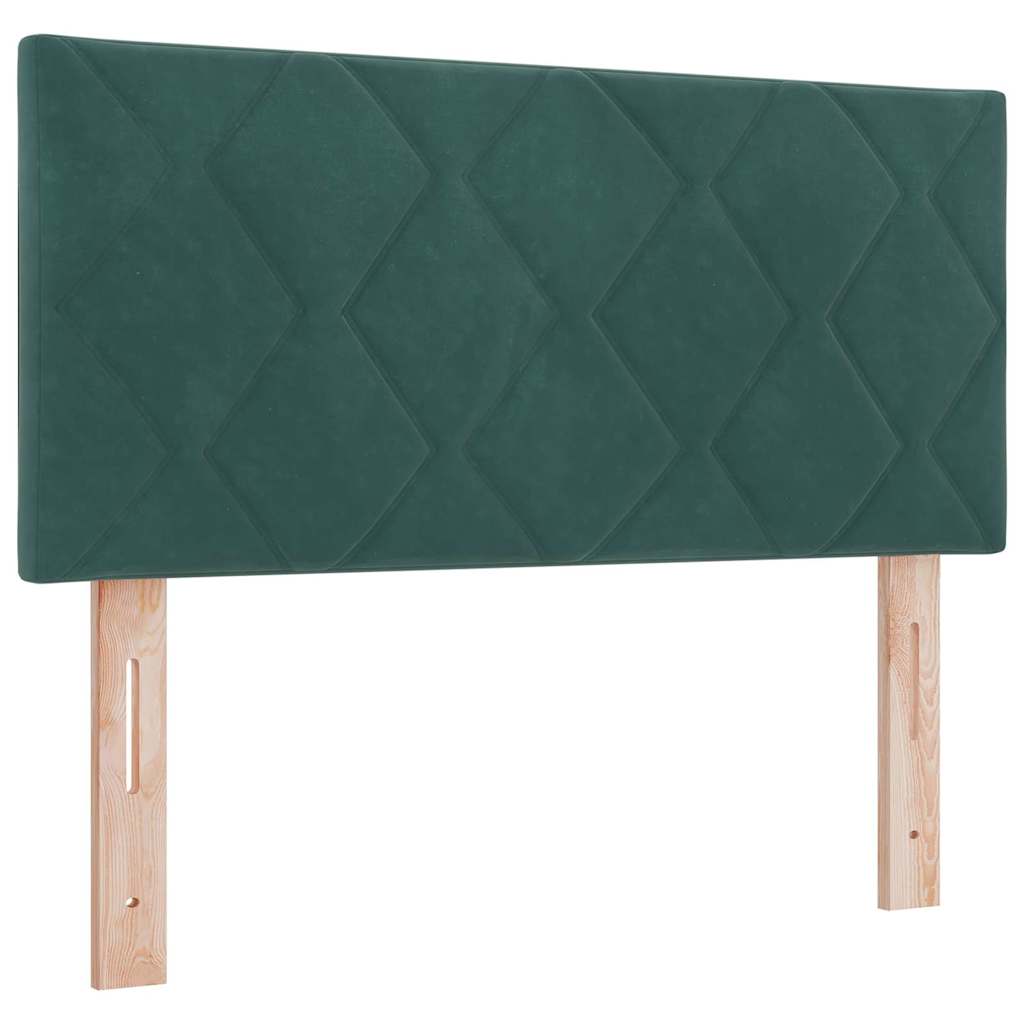 Kopfteil Dunkelgrün 90 cm Samt