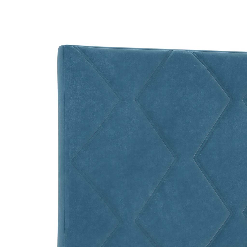 Kopfteil Dunkelblau 90 cm Samt