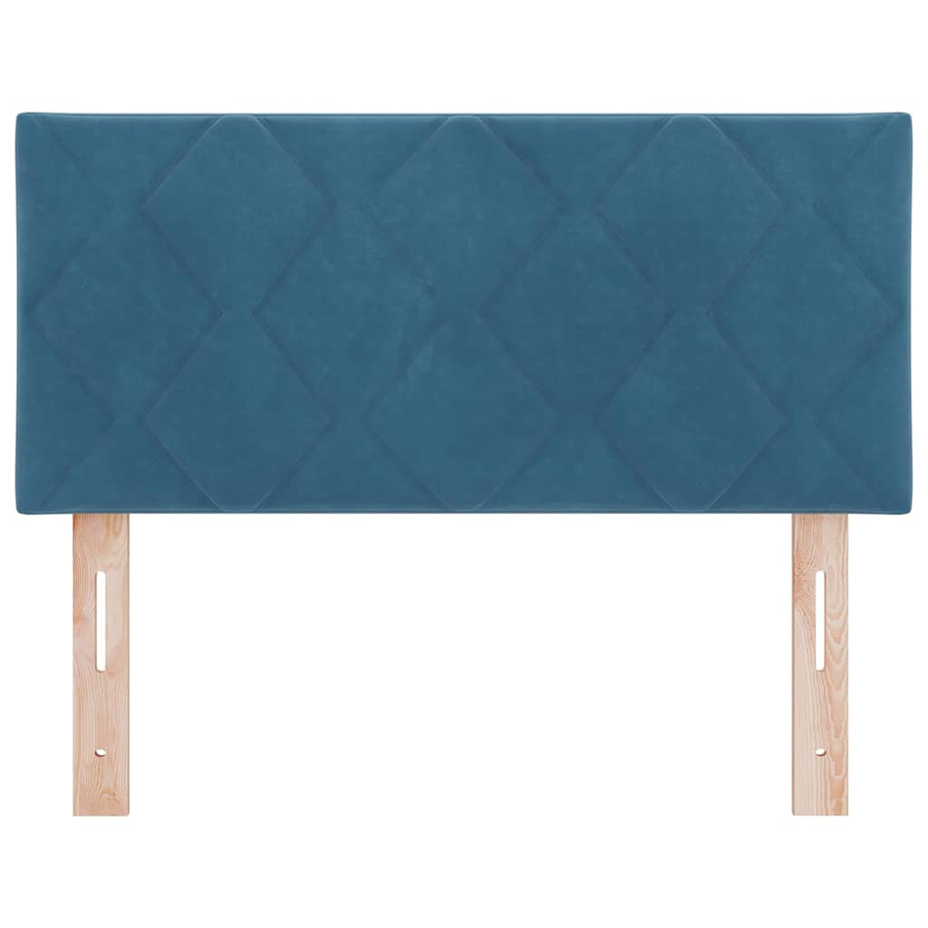 Kopfteil Dunkelblau 90 cm Samt