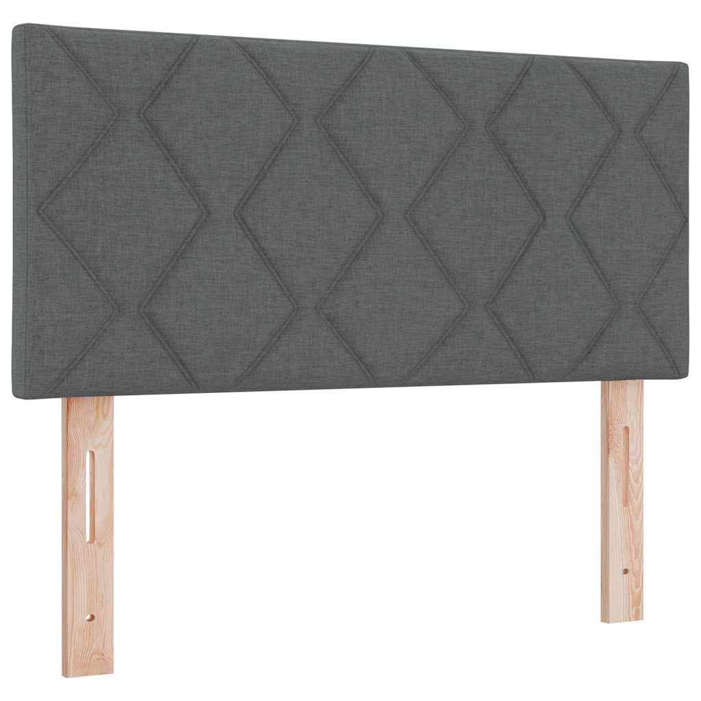 Kopfteil Dunkelgrau 100 cm Stoff