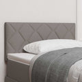 Kopfteil Taupe 100 cm Stoff