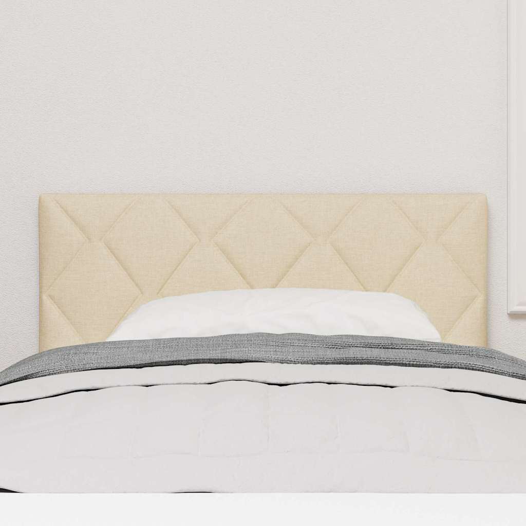 Kopfteil Creme 100 cm Stoff