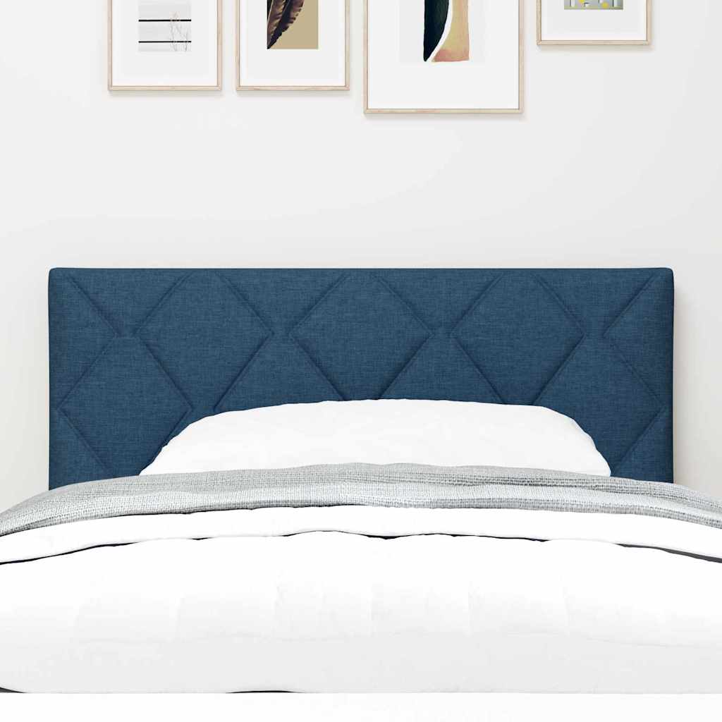 Kopfteil Blau 100 cm Stoff
