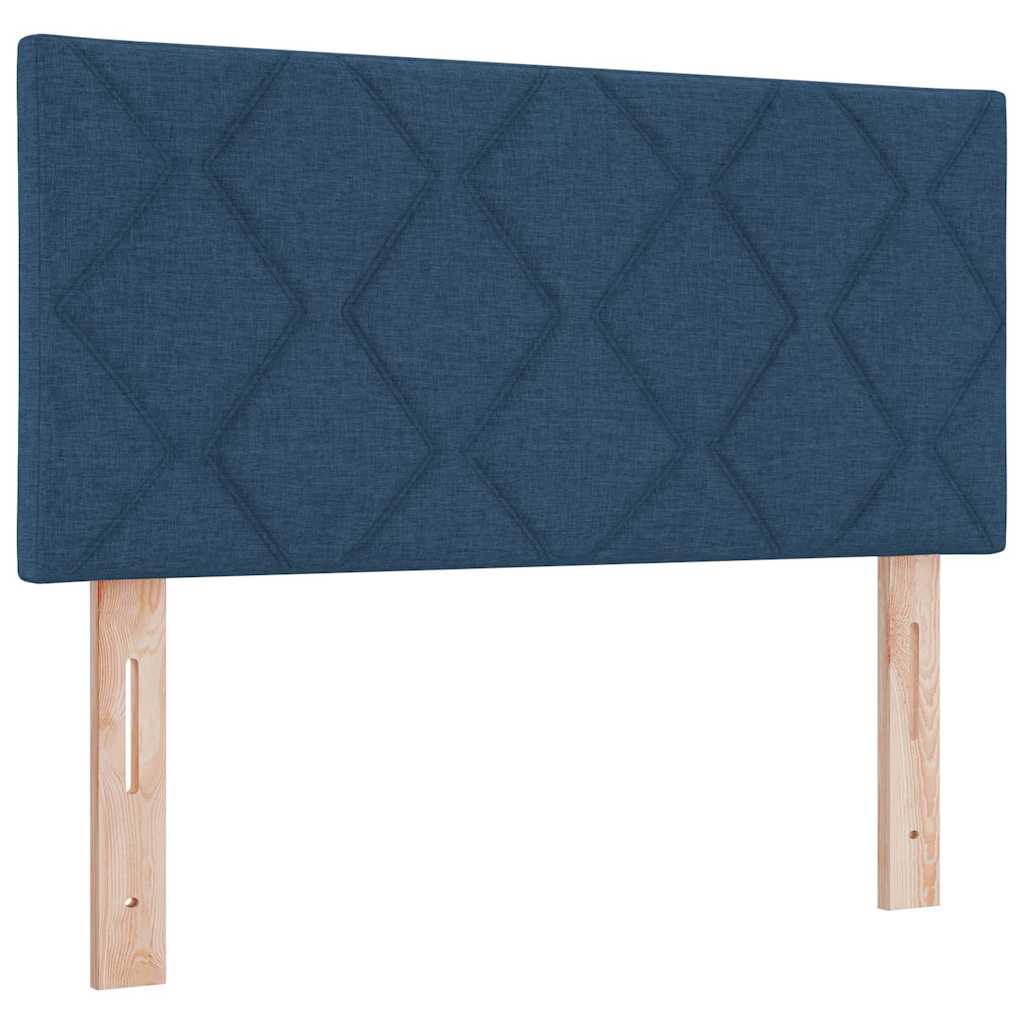 Kopfteil Blau 100 cm Stoff