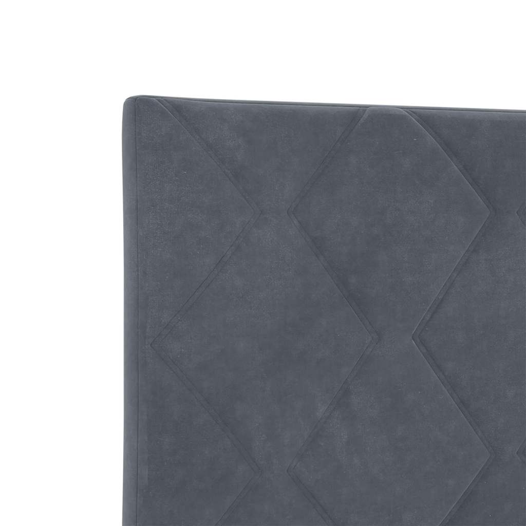 Kopfteil Dunkelgrau 100 cm Samt