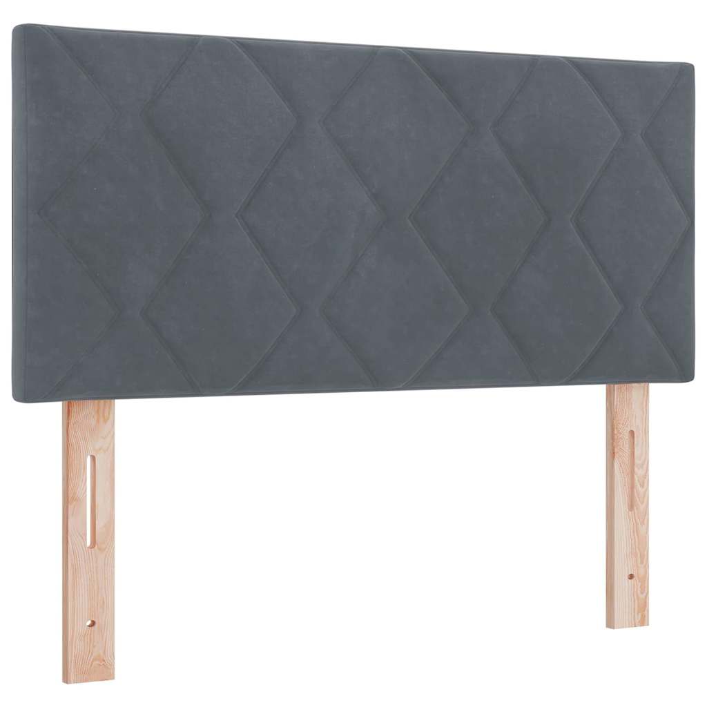 Kopfteil Dunkelgrau 100 cm Samt