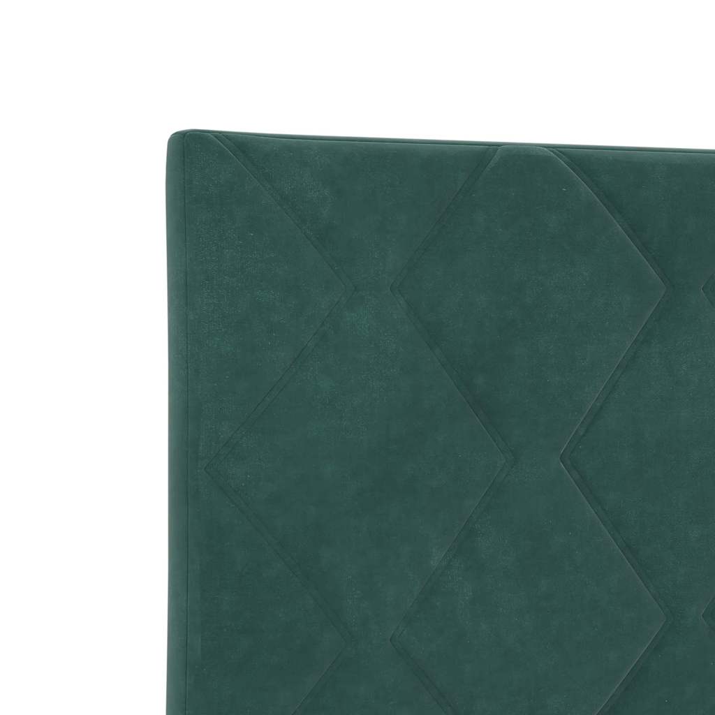 Kopfteil Dunkelgrün 100 cm Samt