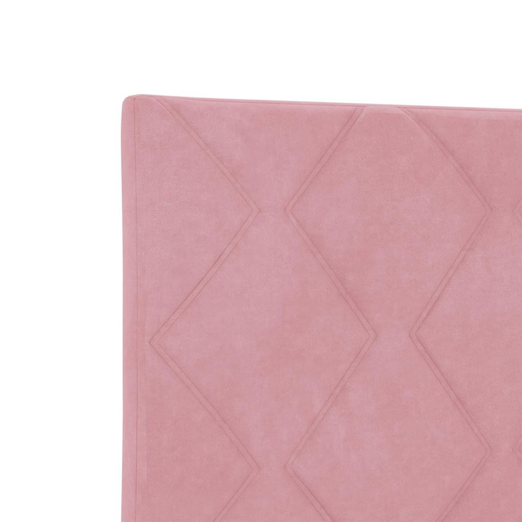 Kopfteil Rosa 100 cm Samt