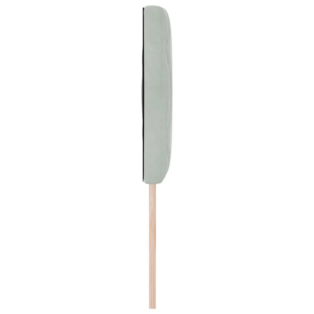 Kopfteil Hellgrau 144 cm Samt