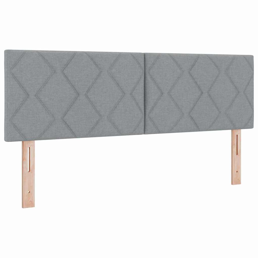 Kopfteil Hellgrau 160 cm Stoff
