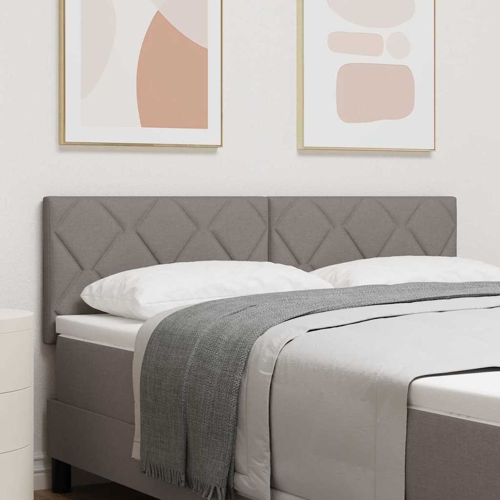 Kopfteil Taupe 160 cm Stoff