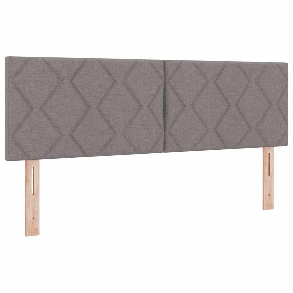 Kopfteil Taupe 160 cm Stoff