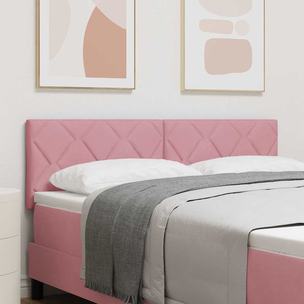 Kopfteil Rosa 160 cm Samt