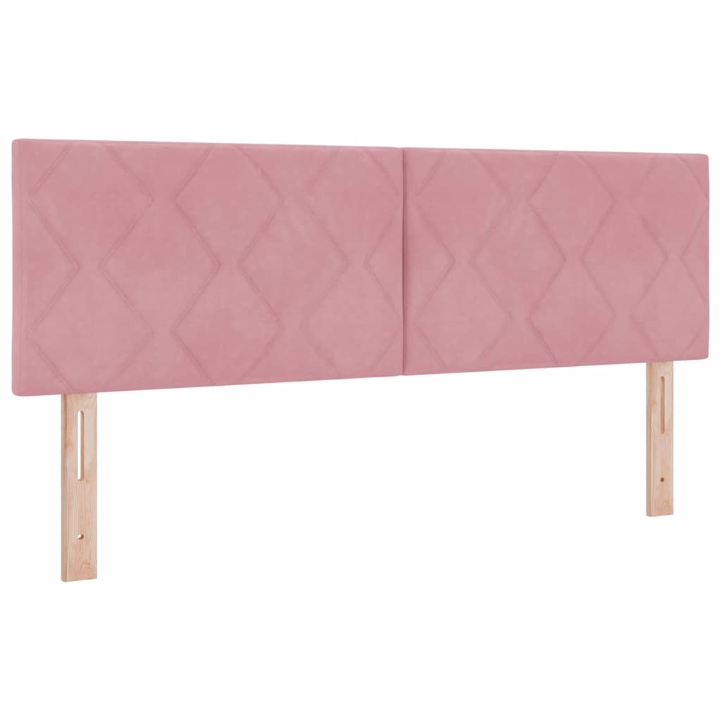 Kopfteil Rosa 160 cm Samt