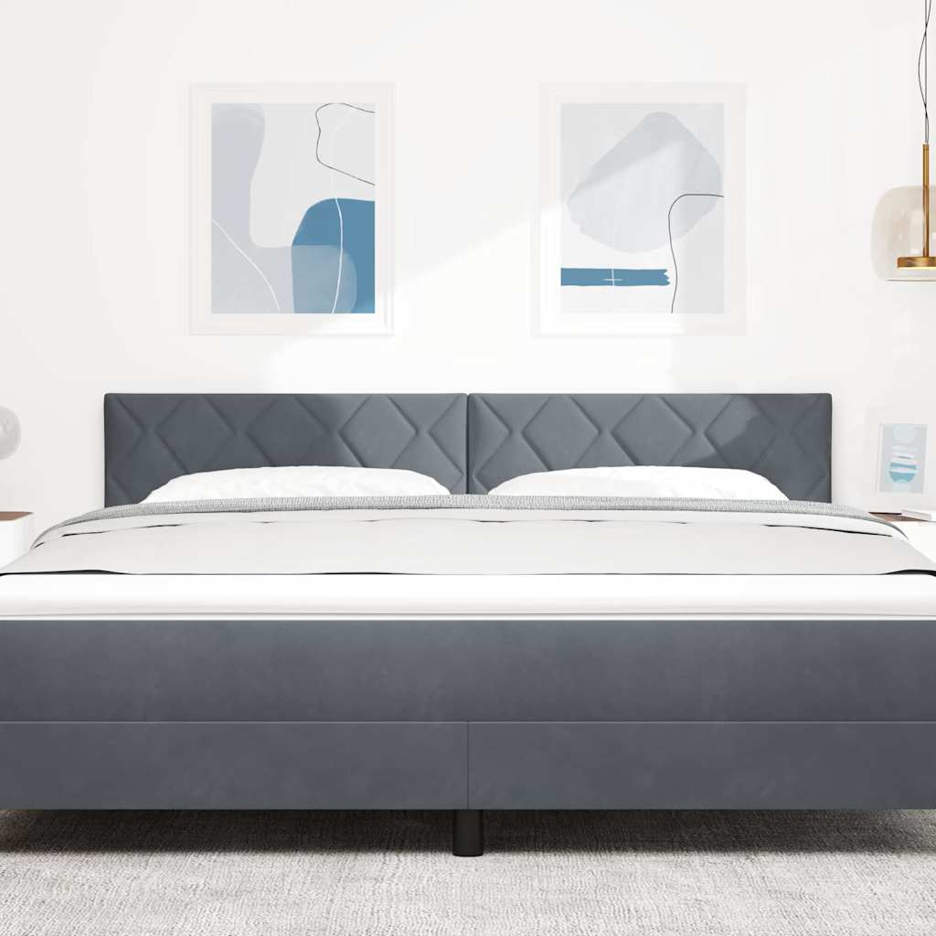 Kopfteil Dunkelgrau 180 cm Samt