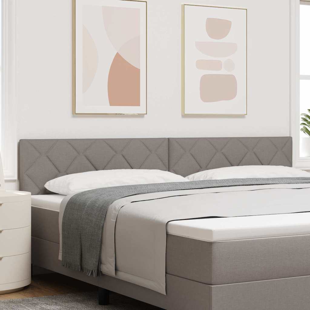 Kopfteil Taupe 200 cm Stoff