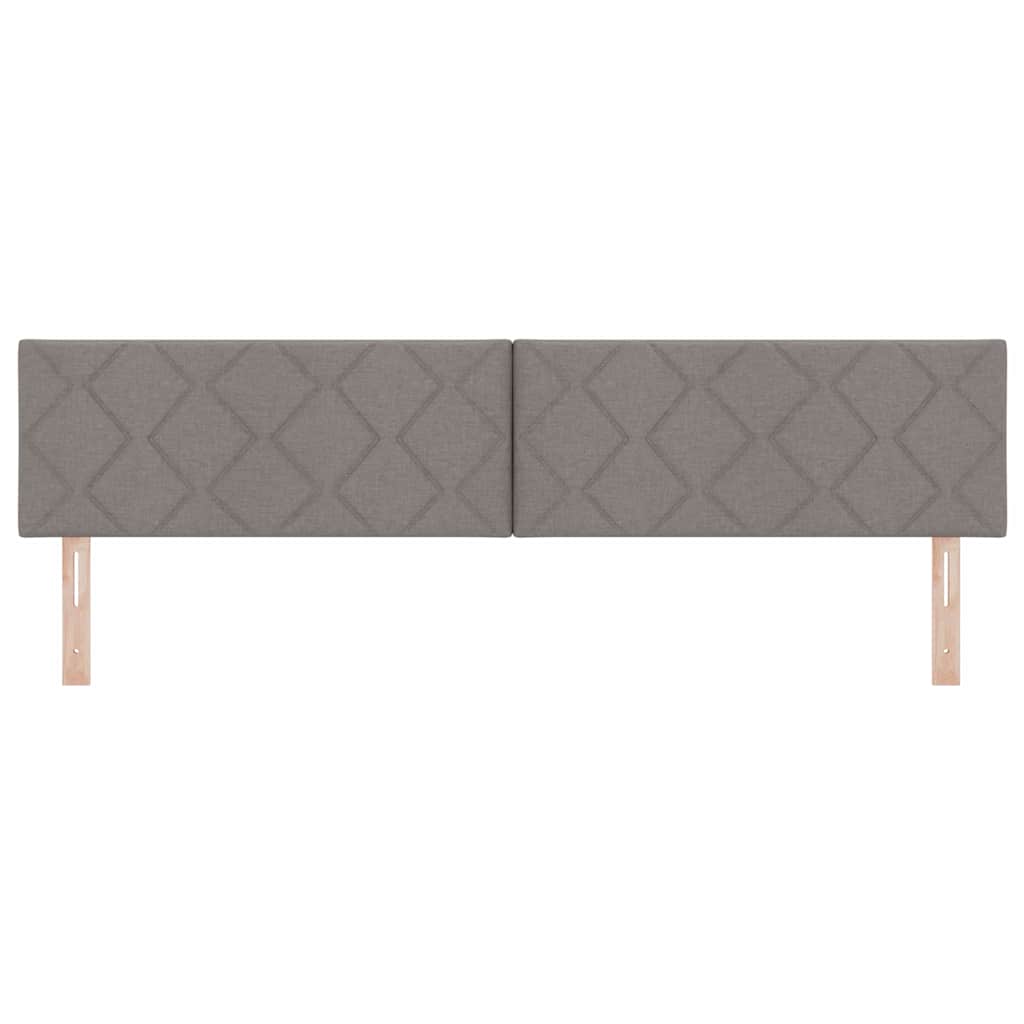 Kopfteil Taupe 200 cm Stoff