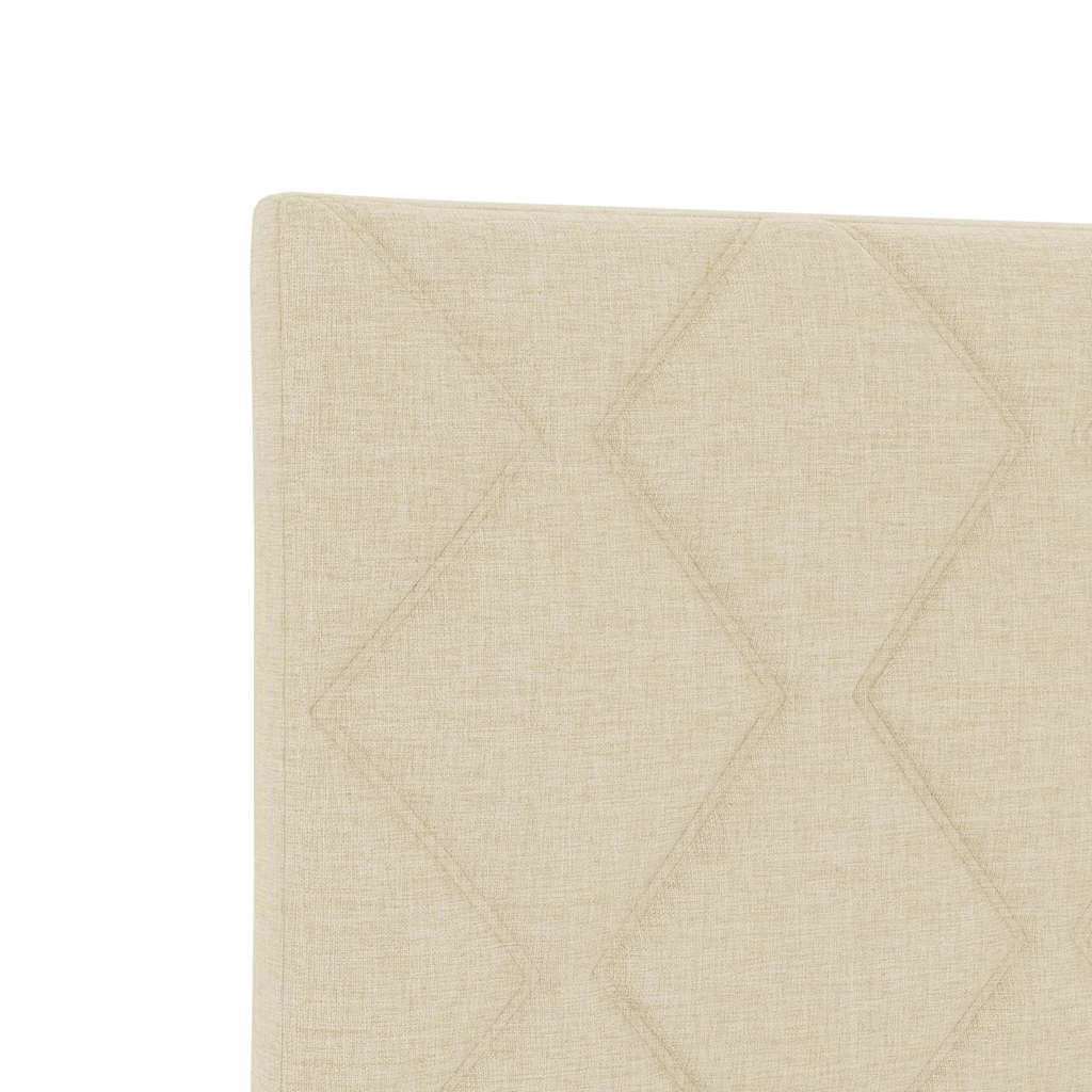 Kopfteil Creme 200 cm Stoff