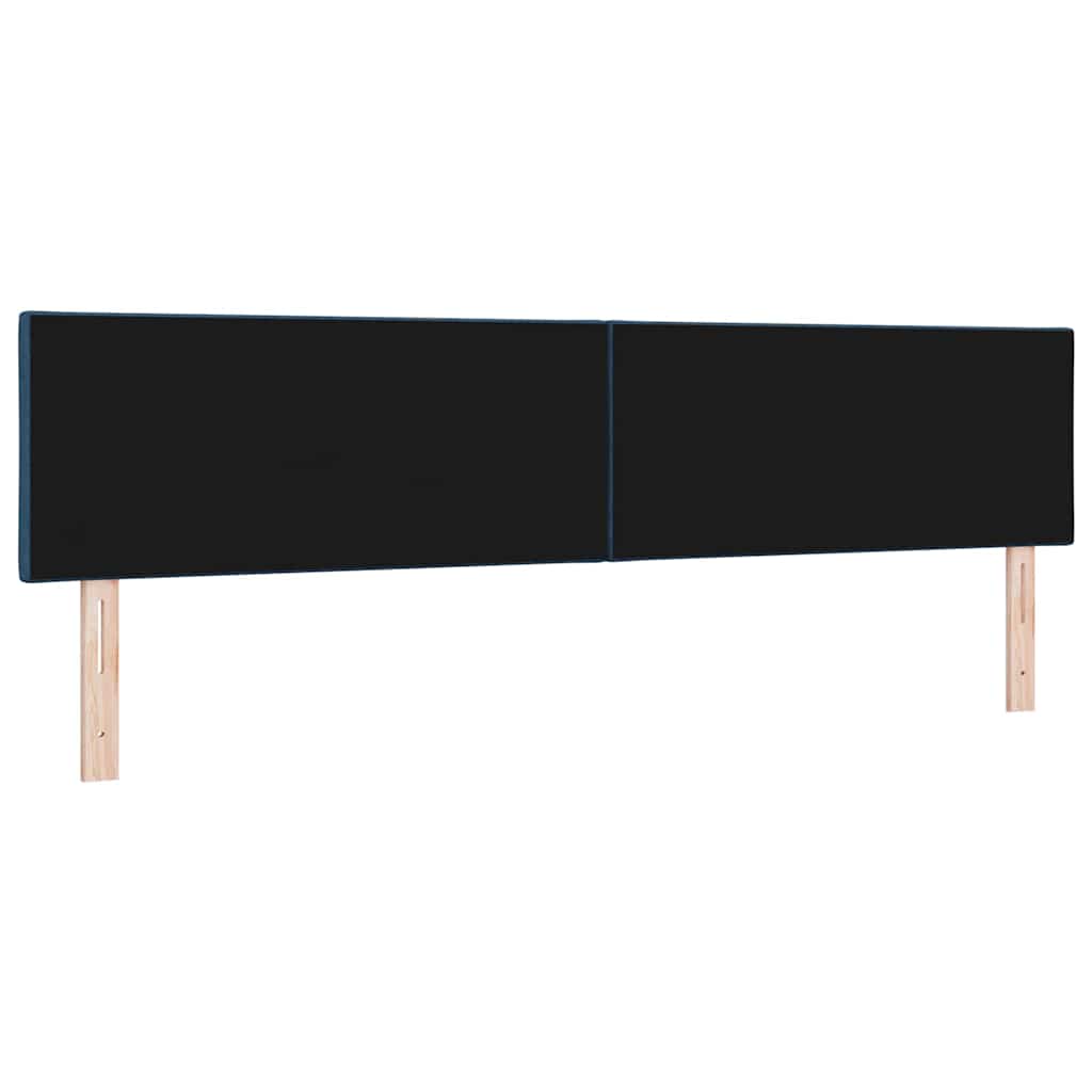 Kopfteil Blau 200 cm Stoff