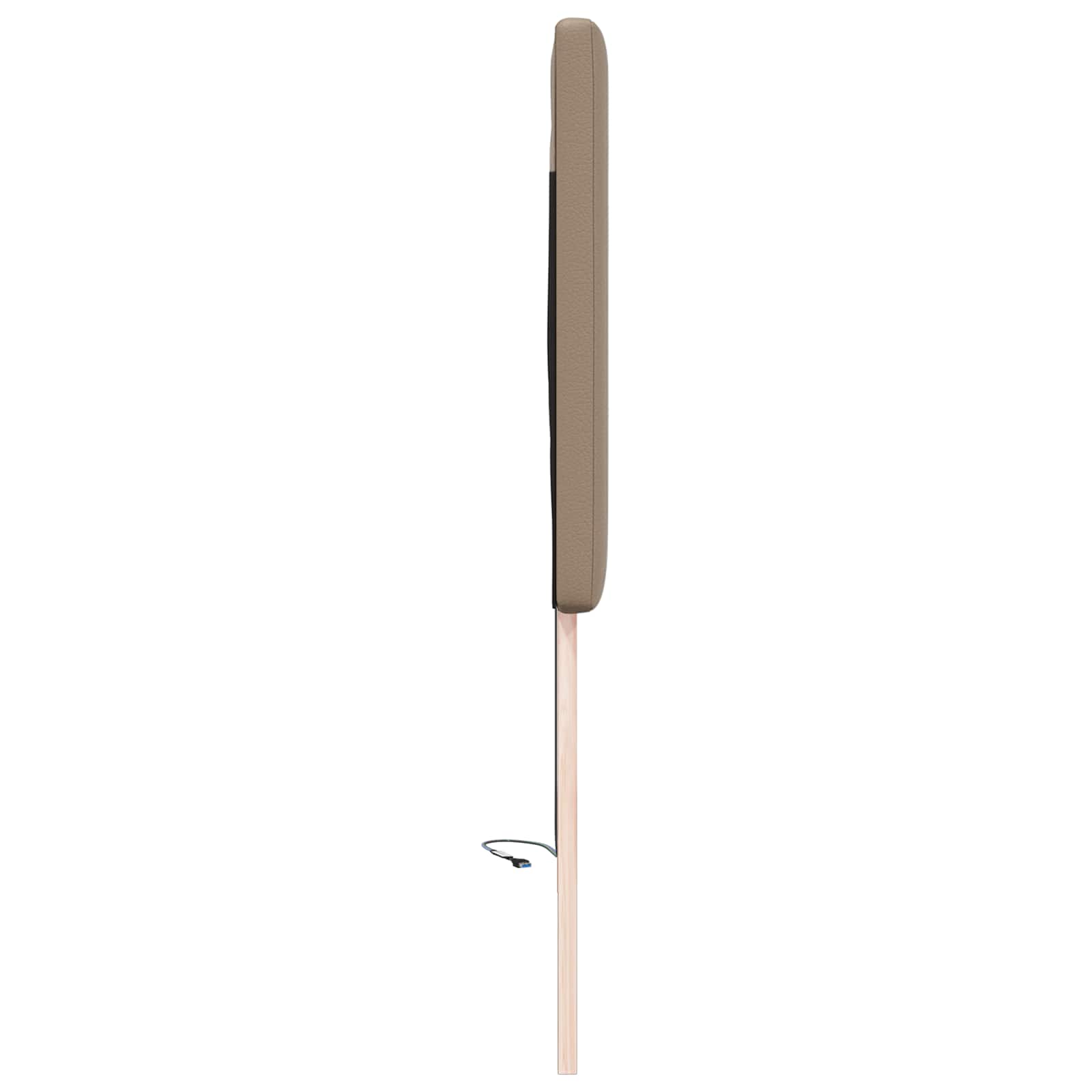 LED Kopfteil Cappuccino 90 cm Kunstleder