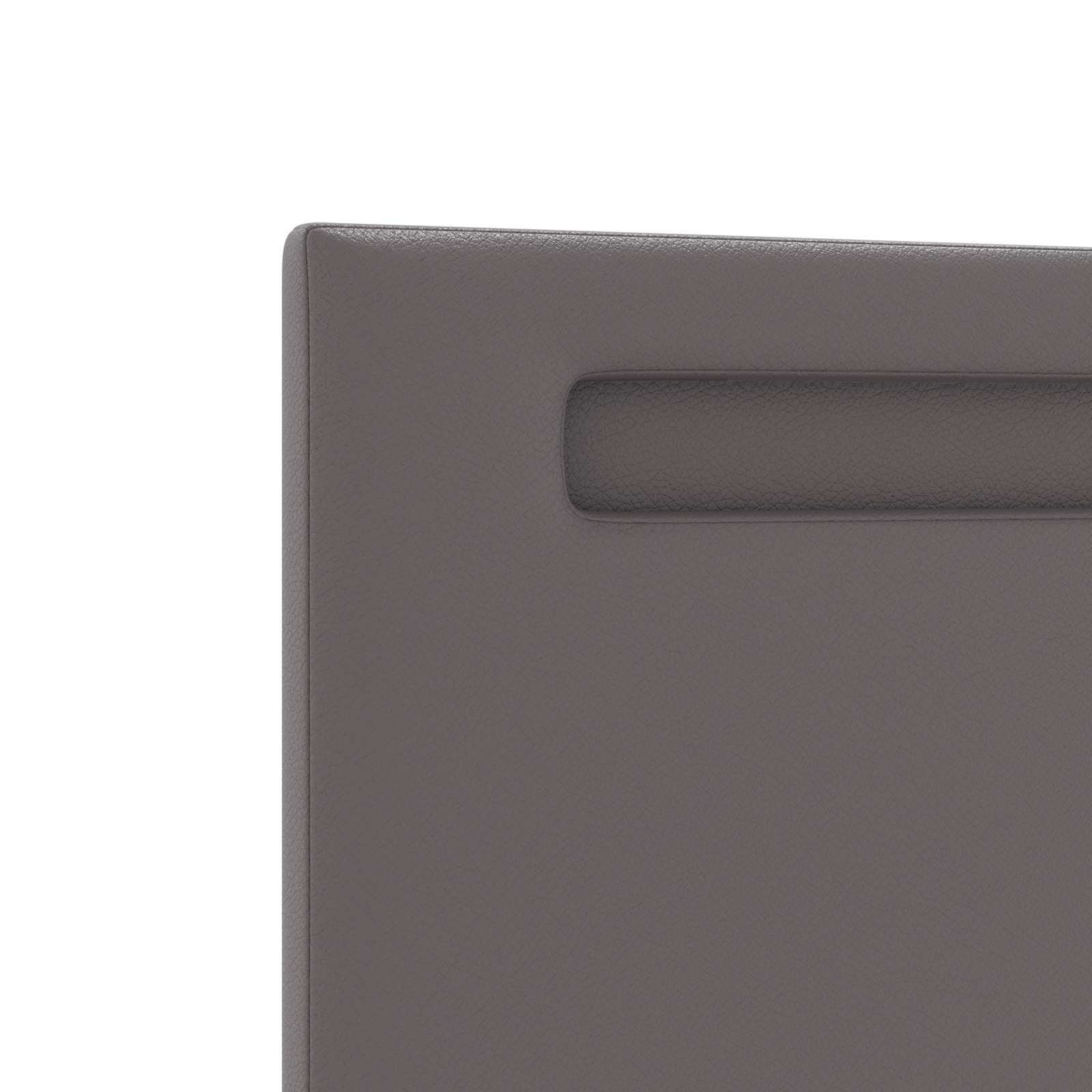 LED Kopfteil Grau 200 cm Kunstleder