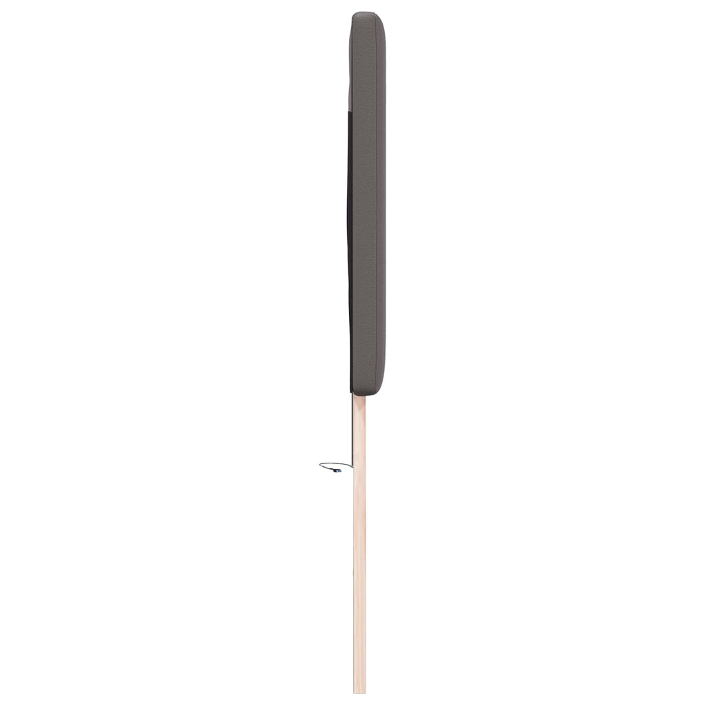 LED Kopfteil Grau 200 cm Kunstleder