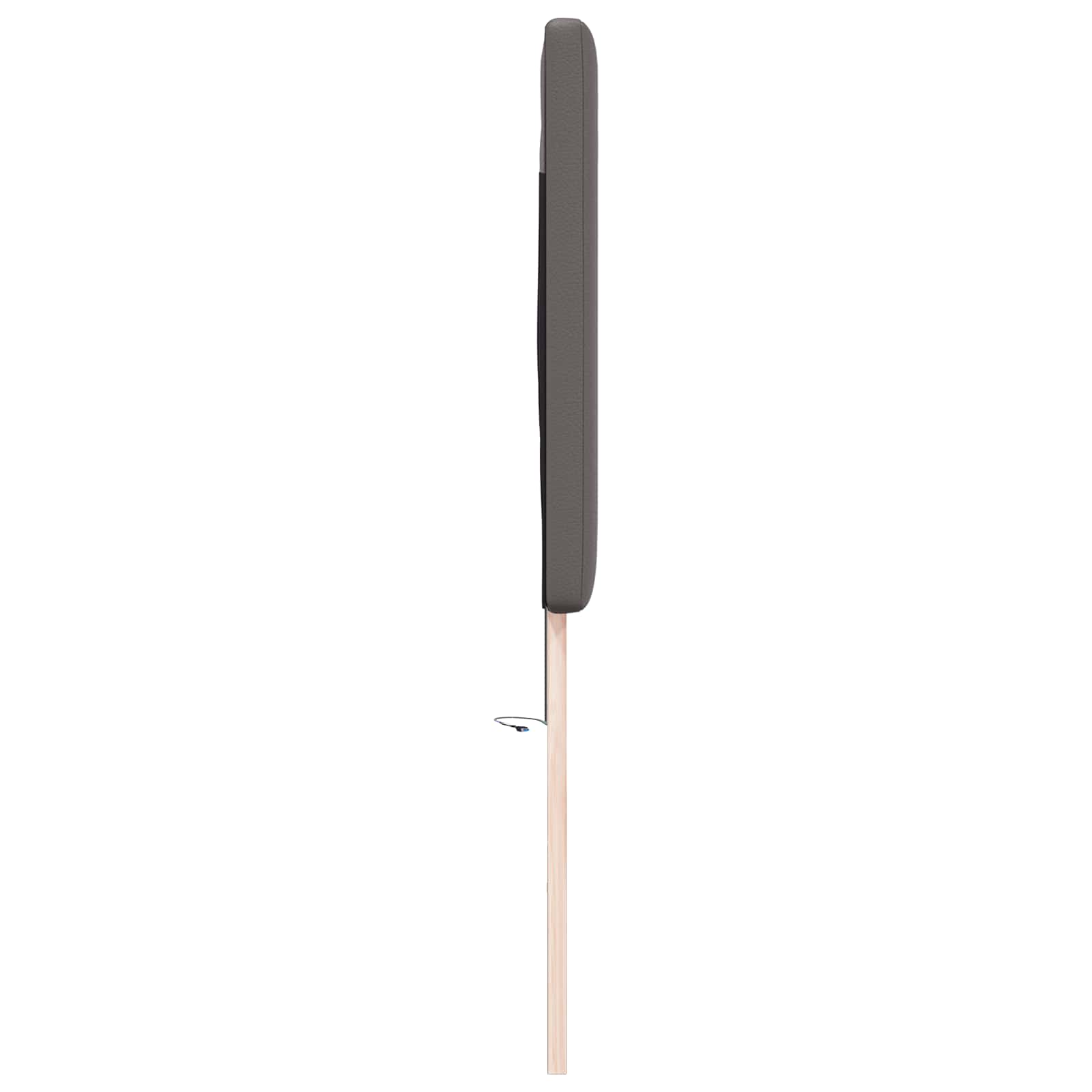 LED Kopfteil Grau 200 cm Kunstleder