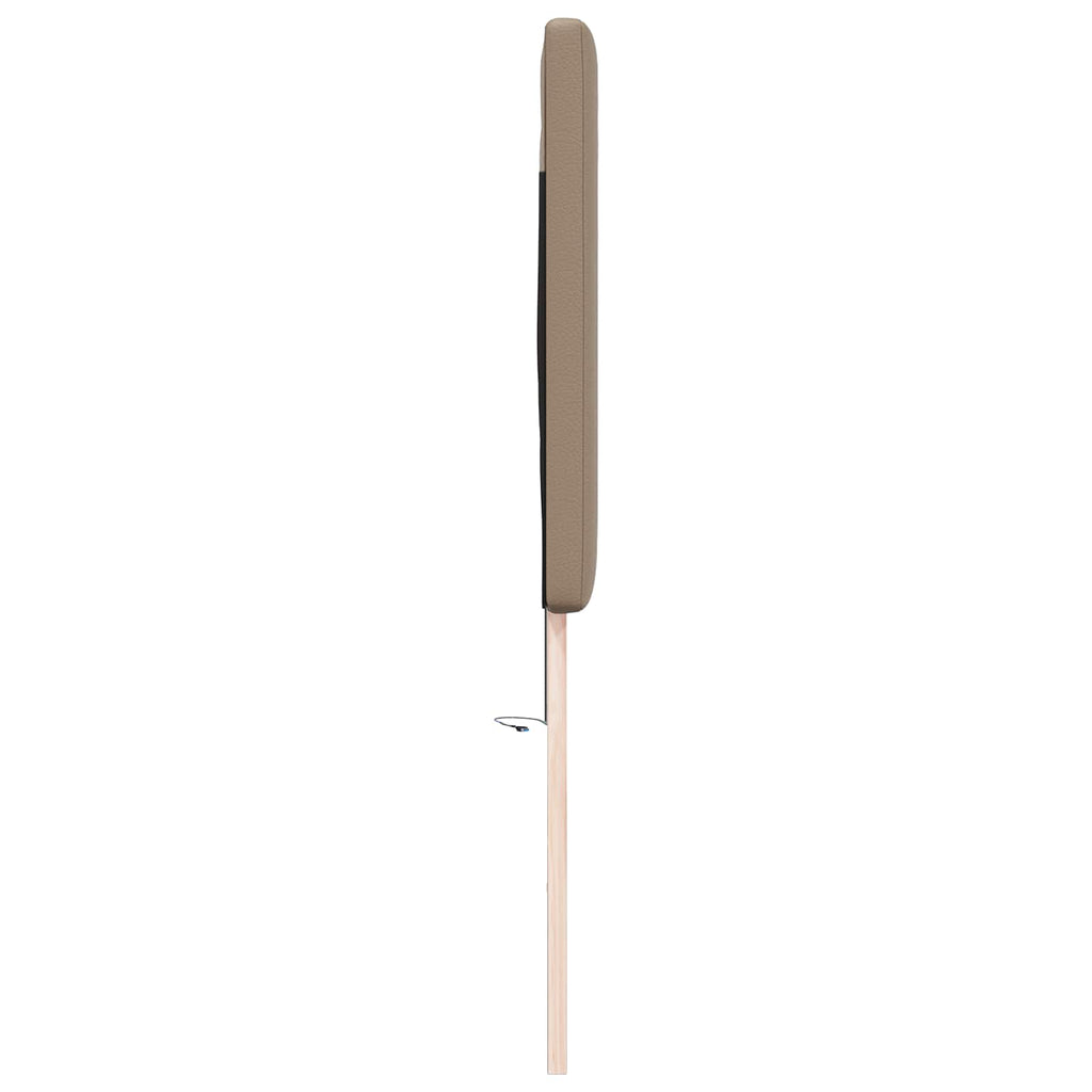 LED Kopfteil Cappuccino 200 cm Kunstleder